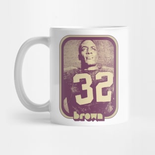 Jimmy Brown / Retro Football Fan Design Gift Mug
